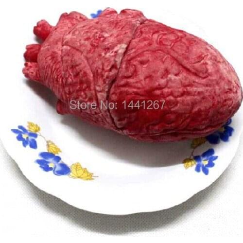 Halloween Organs Heart 1:1 Scale Horror Spoof Funny Tricky Decoration Toys Props Simulation Heart Holiday Supplies