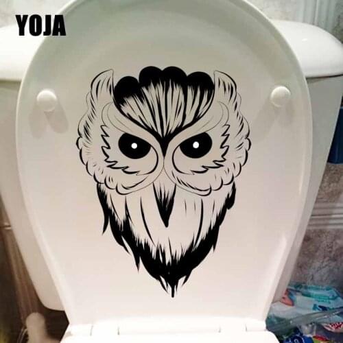 YOJA 17.7X23.3CM Exquisite Owl Tattoo Kids Rooms Wall Sticker Home Decoration Funny Toilet Decal T5-0530