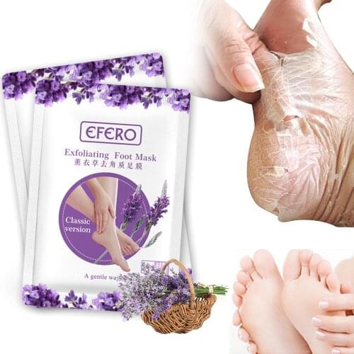 Exfoliating Foot Masks Pedicure Socks Exfoliation for Feet Mask Remove Dead Skin Cuticles Socks Foot Peeling Mask