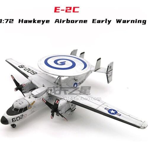 1/72 Airplane Model United States E-2C Hawkeye Airborne Early Warning Aircraft Assembly Model DIY Military Toys