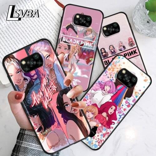 Cartoon Bulckpinks For Xiaomi Poco C3 M3 M2 X3 NFC X2 F2 Pro F1 Mi Play Mix 3 A2 Lite A1 6 5 Phone Case