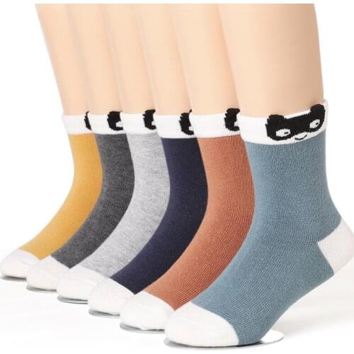 Autumn Winter Fashion Warm Soft Children Cotton Socks Cute Animal Cartoon Fashion Casual Socks Toddler Boys School Socks