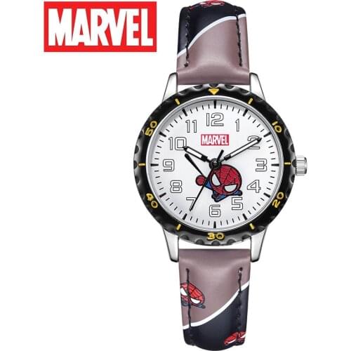 Disney New MARVEL Avengers Spider Men Super Hero Childhood Dream Children Japan Quartz Watch Waterproof Watches Kid Gift Watch