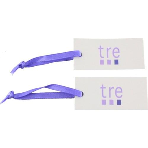 Custom Printing Earring Necklace label white Cardboard hang tag