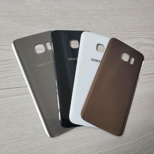 S7 edge cover for SAMSUNG S7 edge Back Battery Cover Glass Housing For Galaxy S7edge G9350 Back Battery Door Rear 3D Glass Case