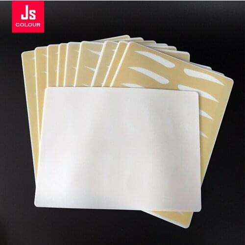 Silicone Fake Skin Gold Powder Brows 10pcs Practice Skin 15*20 Sheet Eyebrows Tattoo Microblading Shading Eyebrows Silicone