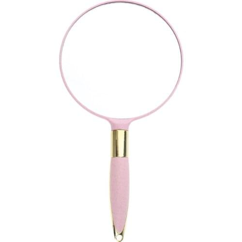 Vintage Makeup Mirror with Handle Portable Handheld Mirror Tool