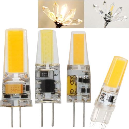 Dimmable LED G4 G9 Lamp Bulb AC/DC Dimming 12V 220V 3W 6W COB SMD LED Lighting Lights replace Halogen Spotlight Chandelier