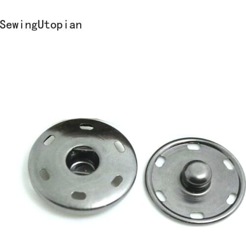 20PCS Metal Snap Buttons for Clothing Jacket Sew on Applications Clothes Button Accessories 8.5-25MM Stud Sewing Accessories