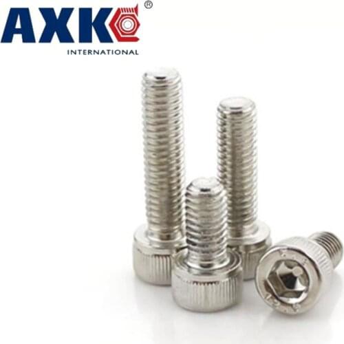 AXK M8*45 M8x45 M8*55 M8x55 M8*70 M8x70 304 316 Steel Metric Thread DIN912 Allen Head Bolt Hex Hexagon Socket Cap Screw