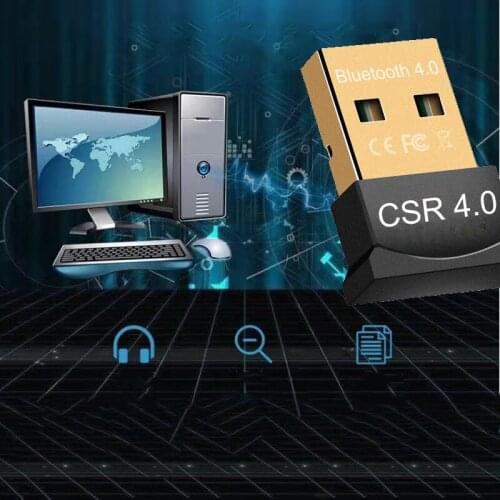 Mini USB Bluetooth Dongle Adapter V4.0 CSR Wireless Receiver For Computer Laptop Keyboard Dual Mode Bluetooth Receiver Adapter