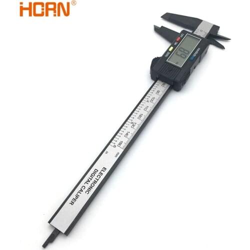 Digital Caliper 6 inch Electronic Vernier Caliper Carbon Fibre Vernier Calipers Measuring Tool 150mm Calliper Gauge Micrometer