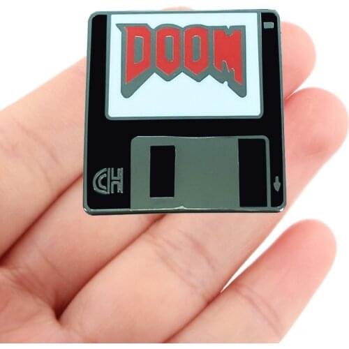 DZ1840 Shooting Game Player Collection Enamel Pins Brooches Men Backpack Bags Badge Fashion Lapel Jewelry Friends Birthday Gifts