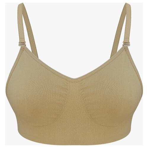 Elastic Bottoms Are Anti-walking Bare Corsets Invisible Dance Wear Bra European Clothing Flesh-colored Great Flexibility