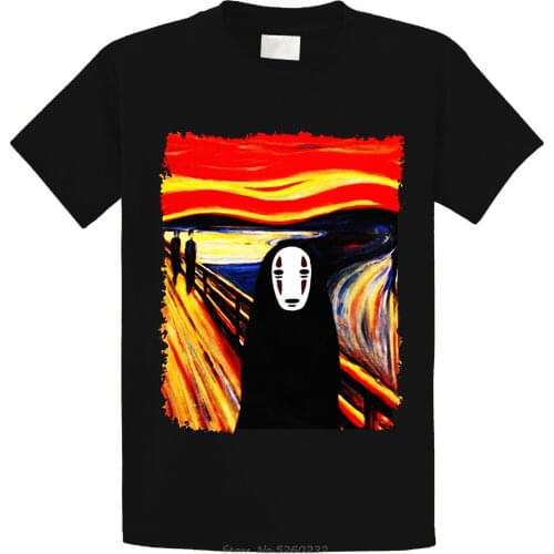 Spirited Away No Face Studio Ghibli T Shirt Black Cotton Men S-3XL US Supplier Hot Sale Clothes