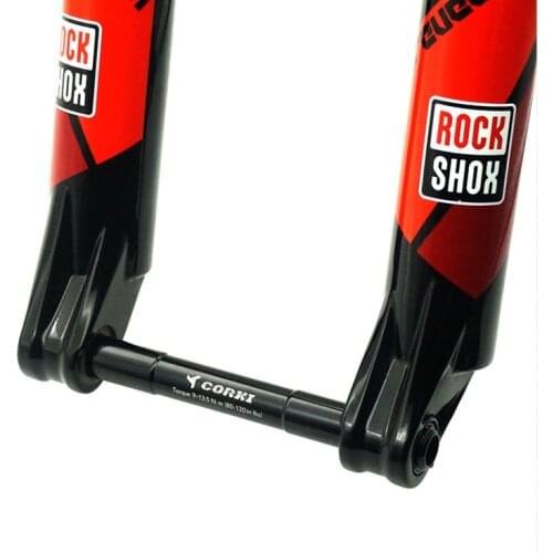 Mountain bike downhill off-road vehicle front wheel barrel shaft suitable for ROCK SHOX 100*15 front fork barrel shaft