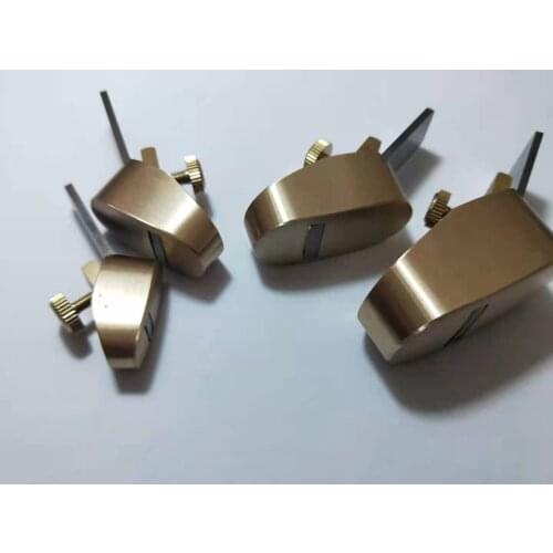 4 PCs Quality Brass Mini Plane Luthier Tools for Violin Viola Cello Convex Plane