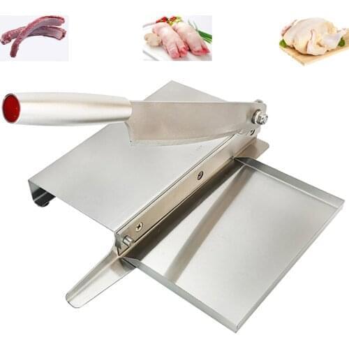 Meat Slicer Stainless Steel Meat Cutter Slicer Pork Ribs Chicken Feet Beef Mutton Cutting Machine Food Processor