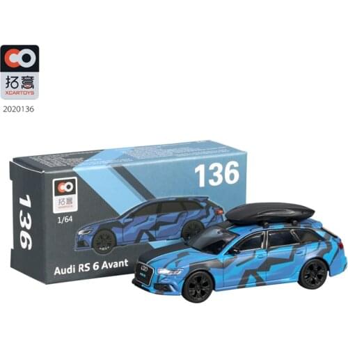 Xcartoys 1:64 Audi RS6 Crock NO.136 Double Color Simulation Model Car