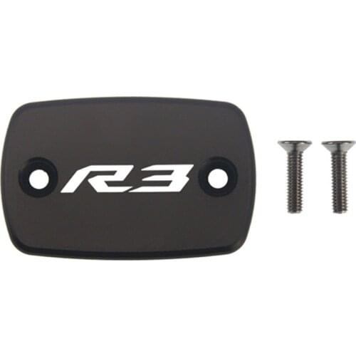 MTKRACING CNC Aluminum Motorbike For Yamaha YZF R3 2015 2016 Front Brake Reservoir Fluid Cap Cover YZF-R3