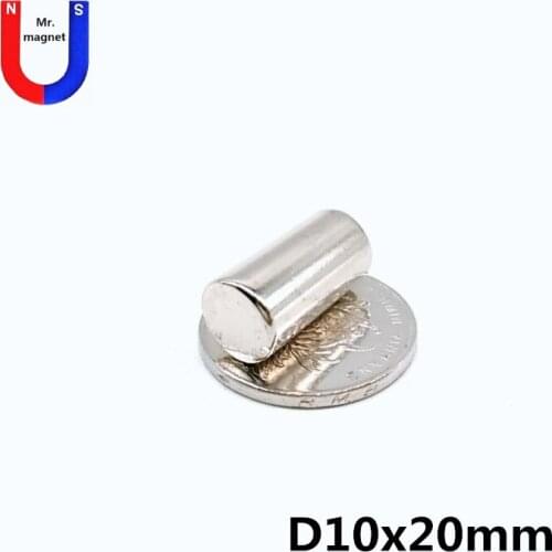 50pcs 10mmx20mm Strong Round Magnets Dia 10x20 Neodymium Magnet Rare Earth Magnet 10*20 Magnet 10x20mm 10X20