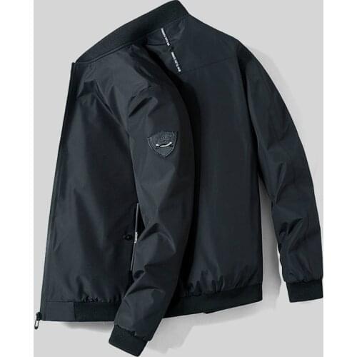 Autumn and winter jacket mens jacket slim fashion baseball collar mens wear