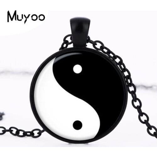 Ying Yang Pendant Ying Yang Necklace Ying Yang Sign Jewelry Magic Sign Zen HZ1
