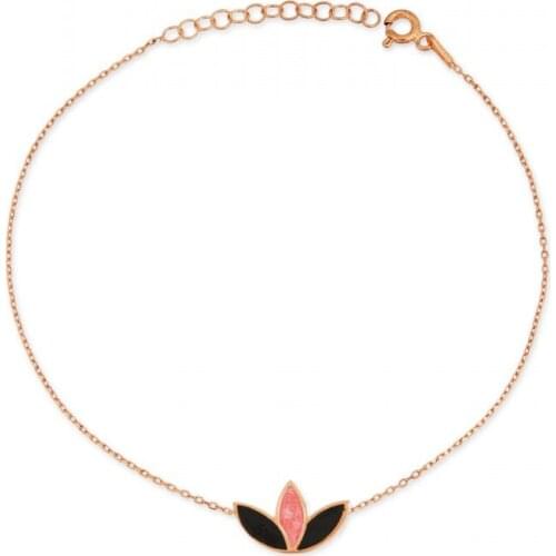 Argentum Concept- Lotus Flower Motif Silver Anklets