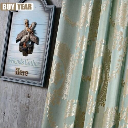 High Level Window Curtains for Living Dining Room European Sample Style Jacquard Blackout Curtains Customized Curtains Bedroom
