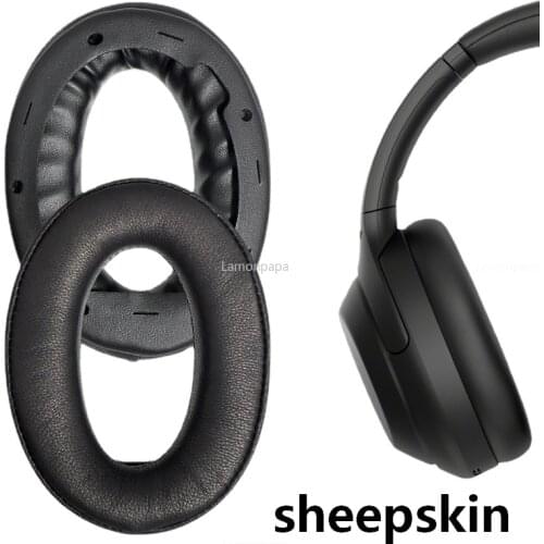 Replacement Sheepskin Earpads Cushion for Sony WH-1000XM4 Headphone Repair Parts Soft Foam Ear Pads for Sony 1000XM4 Earpads