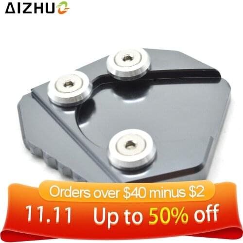 Motorcycle Side Stand Enlarge Pad Kickstand Side Stand Extension Plate For Yamaha YZF1000/YZF-R1 YZFR1 YZF R1 2009-2015 2014 13