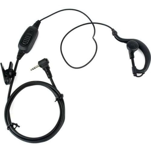 1 PIN 2.5mm Earpiece Headset PTT MIC for Radio HYT TC310 320 Motorola FRS / GMRS