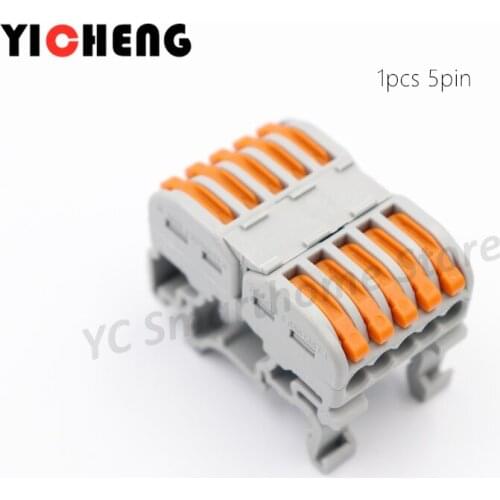 1pcs Rail Type Quick Connection Terminal Press Type Connector Instead Of UK2.5B Terminal Block