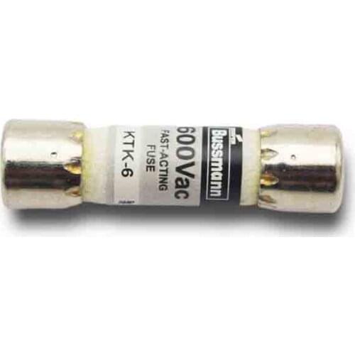 10pcs Bussmann Fuse KTK-6 600V 6A fast acting Fuse for motor circuit Protection