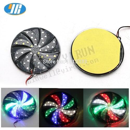 10pcs/lot DC12V LED lamp RGB led lights Amusement Park Game Machine 62MM 82MM Rotating Light