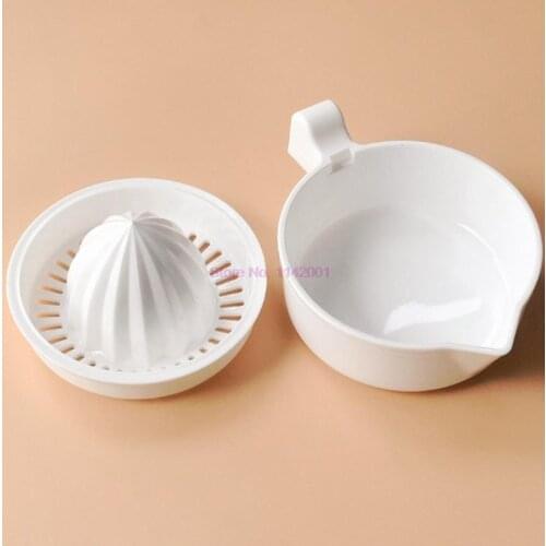 100pcs Kitchen Accessories Manual Plastic Fruit Tool Orange Lemon Squeezer Juicer Machine Portable Citrus Juicer