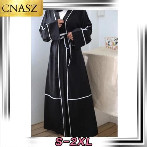 2020 New Turkish Muslim Islamic Clothing Modest Womens Abaya Dubai Hot Sale Middle East Arab Moroccan Kimono