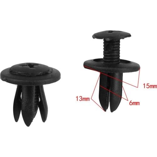 30 Pieces Nylon Bumper Molding Rivet Fastener Clip For GM 90467-06017