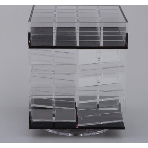 Acrylic Rotating Cosmetic Organizer Tower 40 Lipstick Holder Space
