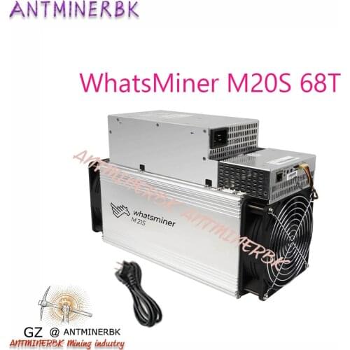 Used Old ASIC MINER BTC BCH Miner WhatsMiner M20S 68T Better Than Antminer S9 S17 T17e M3 M21S A1066