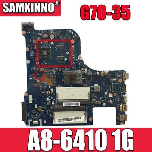 CG70A NM-A671 For Lenovo G70-35 Laptop Motherboard CPU A8-6410 AMD GPU 1G FRU 5B20K04318 100% Test Ok