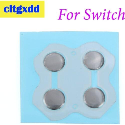 Cltgxdd 1pc Conductive Film Keypad for Nintend Switch Button Conducting Strip Contact Button R L ABXY Electronic Pad Button