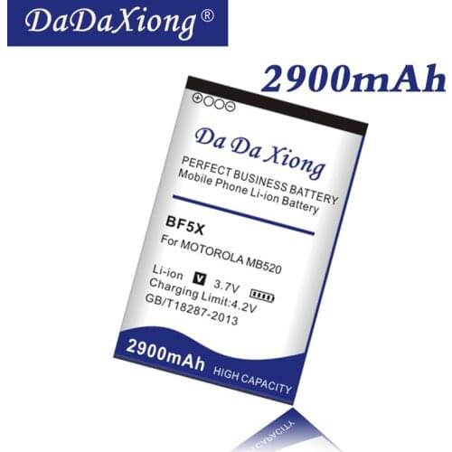 Da Da Xiong Original 2900mAh BF5X Battery for Motorola MB525 Defy MB520 Bravo Photon 4G MB855 Mobile Phone Battery