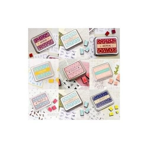 9 Styles Can Choose DIY Scrapbooking Vintage Lace Stamp Wood Stamps Iron Box Sealing Stamp Set Make personalized album essential
