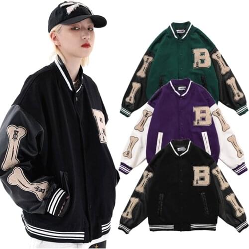 Oversized Coats Mens spring jacket Hip Hop Color Block Jackets women Harajuku Streetwear 2021 Womens spring jacket New Coat
