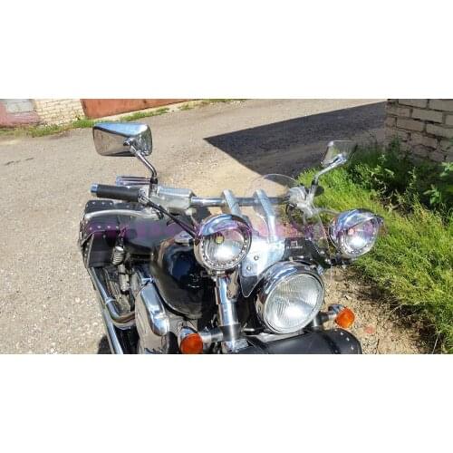 Motorcycle Windscreen Windshield For Yamaha Drag Star XVS 125 250 400 650 1100 XVS1100 XVS650 Upper Fork Tube Mount Meter Visor