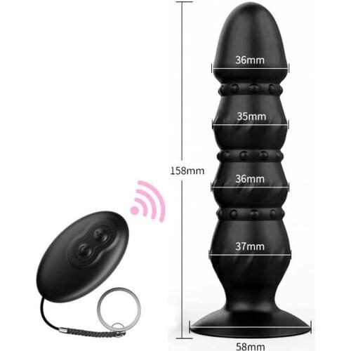 Male Prostate Massager Wireless Remote Anal Vibrator Dildo Silicone Butt Plug Gay Adult Sex Toys For Women Vagina Masturbator