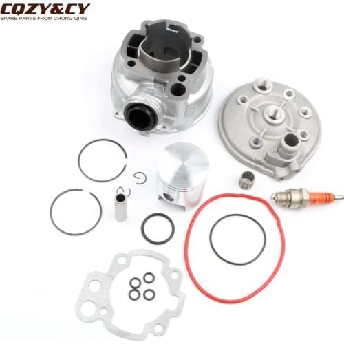 Motorcycle 90cc 49mm Big Bore Cylinder Kit & Cylinder Head for Minarelli RIEJU MRX 50 RR50 RS-1 -2 Spike 2 50cc 2 stroke