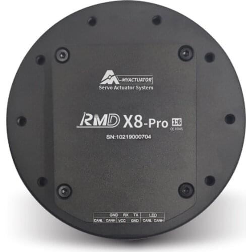 RMD-X8 PRO,MyActuator,Brushless DC Servo motor,Actuator System,24v-48v,35N.m,Planetary reducer,Gear ratio:1:6,robot arm