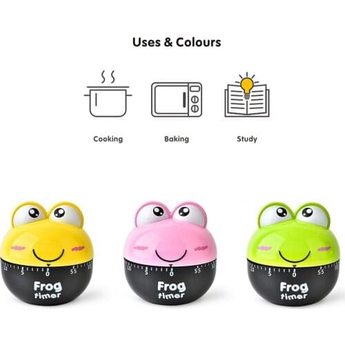 Cartoon Kitchen Timers 60 Minute Timer Easy Operate Kitchen Timer Cooking Baking Helper Kitchen Tools Home Decoration Timer